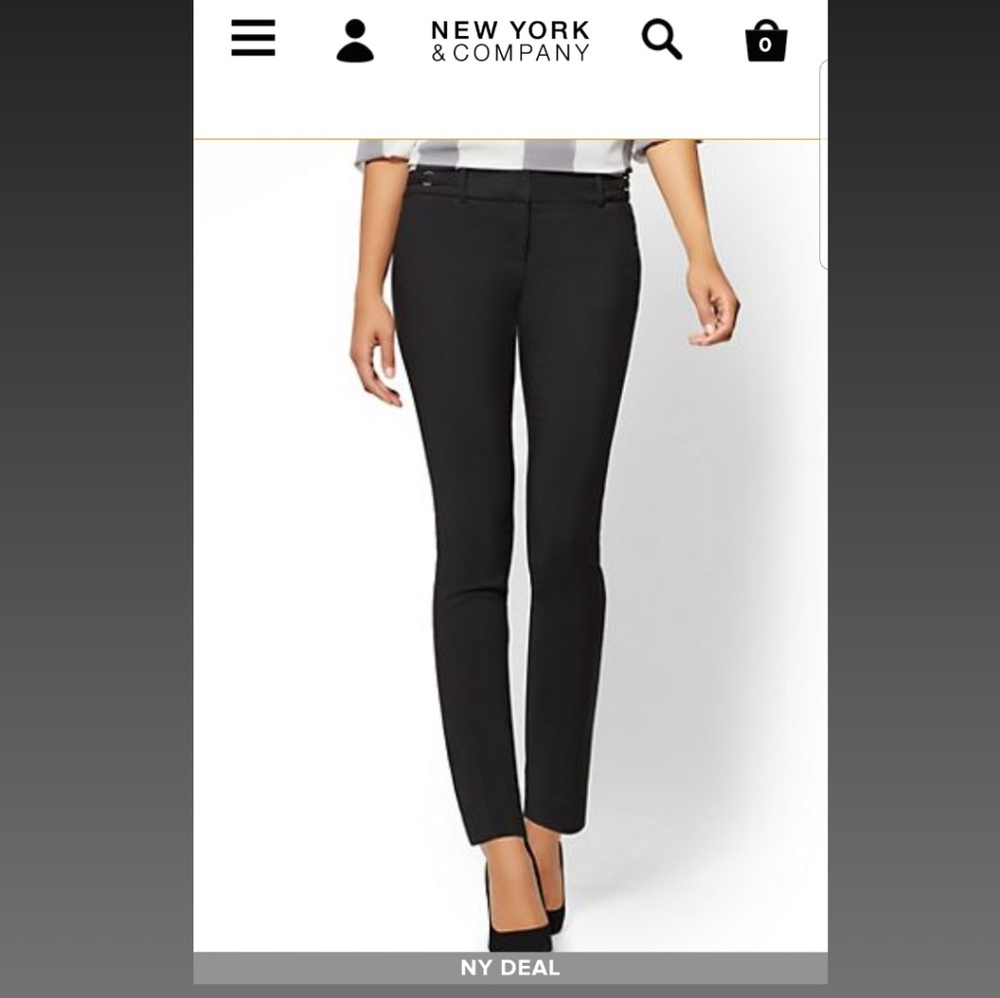New York & Company 7th Avenue Slim Leg Pants NWT